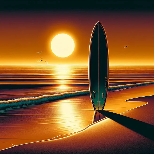 6'10" x 19" x 2 ⁷/¹⁶" Surfboard Guide