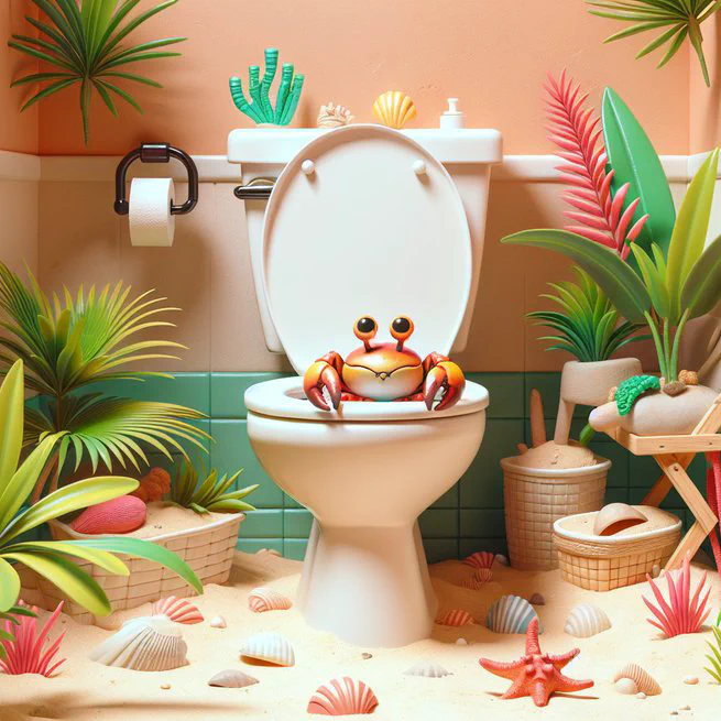 Crab in Plumbing Guam