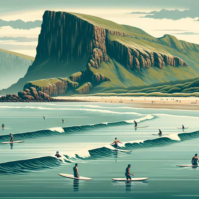 Surfing in North West UK